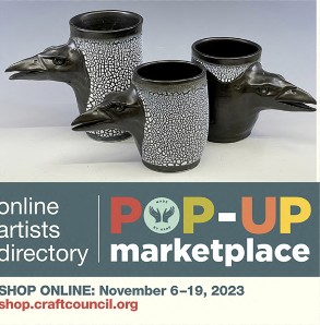 The American Craft Council presents an online artists directory Pop-Up Marketplace. Shop online: Nov 6-19, 2023 features a wide range of juried artists including ACGA member Barbara Glynn Prodaniuk at shop.craftcouncil.org GLENSHIRE HOLIDAY OPEN STUDIOS Dec 1 - 3, 2023 Doors open at 10 am. Come out to Glenshire to shop some of your favorite local Truckee artists! Pottery, jewelry, home goods, and more are all made by our local artists. This is a self-organized event and there will likely be more artists opening their studios this weekend. Look on artist websites for more details and yard signs during the Open Studio weekend. #Glenshire OpenStudios2023 on Instagram Submitted by Barbara Glynn Prodaniuk