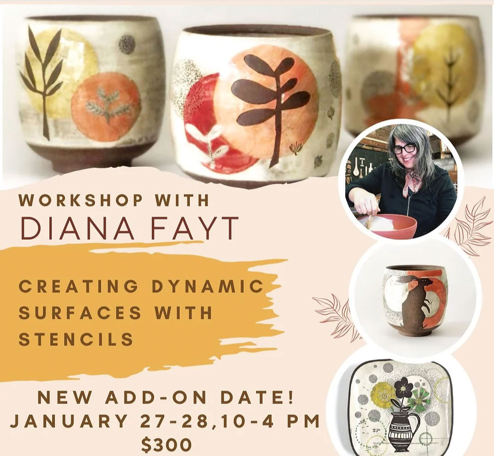 Diana Fayt ceramics workshop