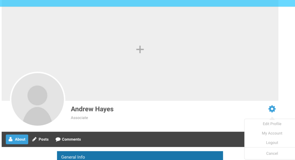 hayes edit profile