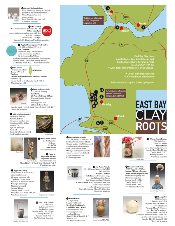 East Bay Clay Roots Open Studios and Sales