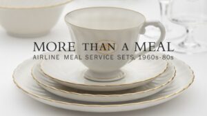 More Than a Meal - Airline Meal Service Sets 1960s - 1980s