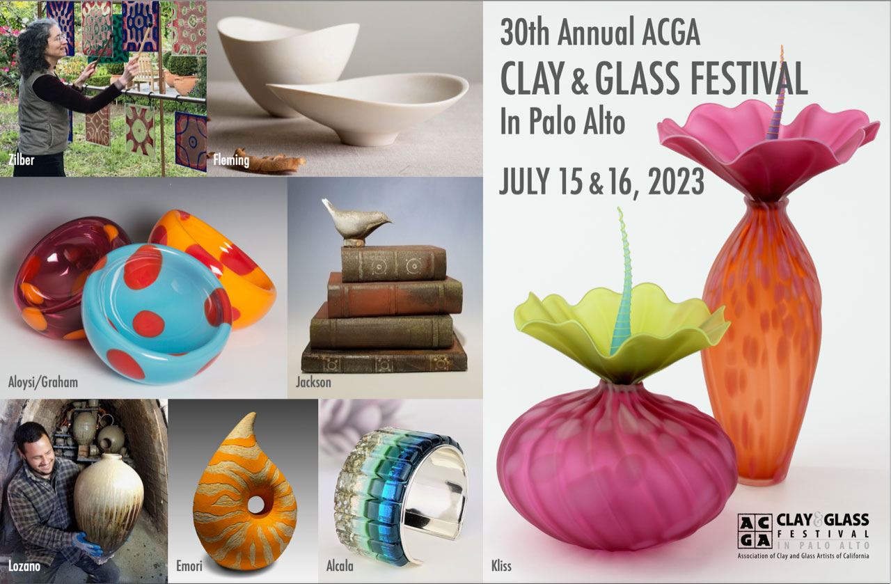 2023 ACGA Clay & Glass Festival in Palo Alto