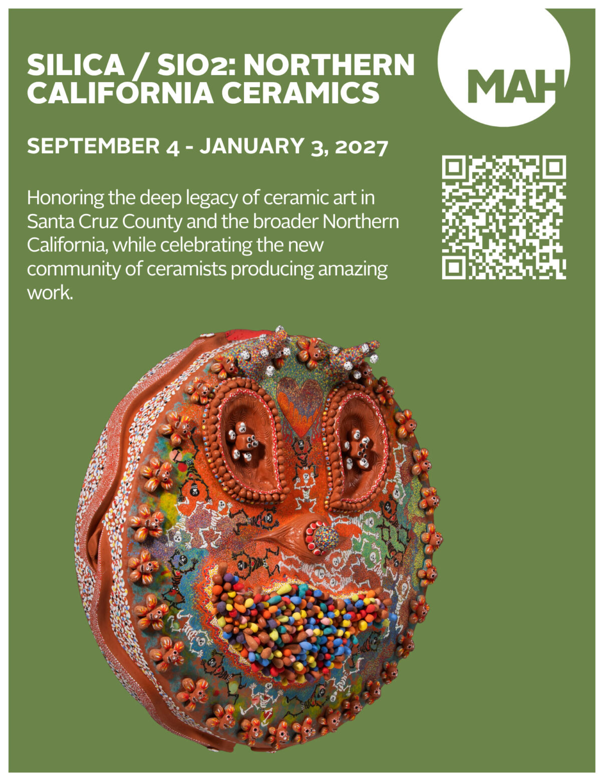 Santa Cruz Museum of Art and History presents Silica SIO2 - Northern California Ceramics